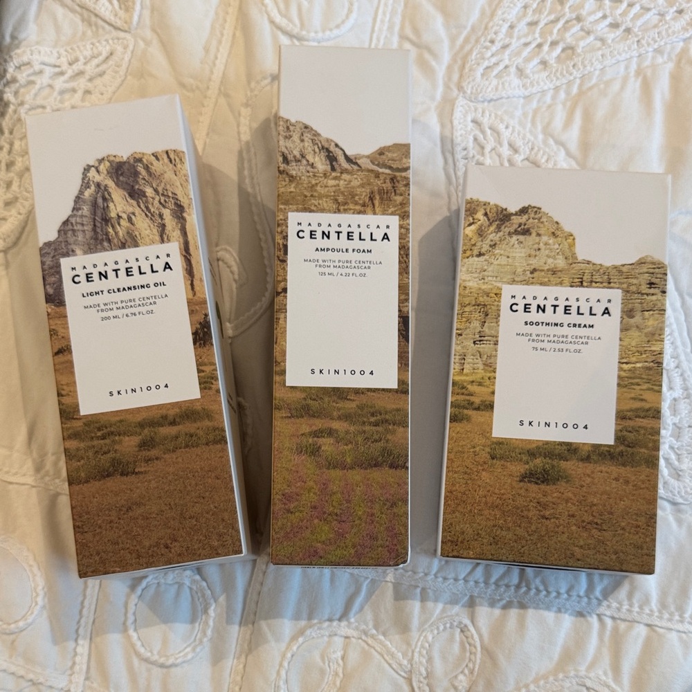 Skin1004 Centella Skincare Set cleansing oil foam and soothing cream all NEW